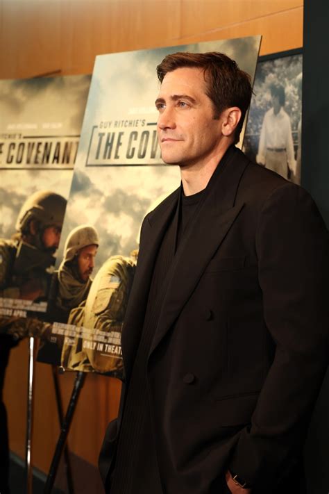 Jake Gyllenhaal in All Black at The Covenant Premiere