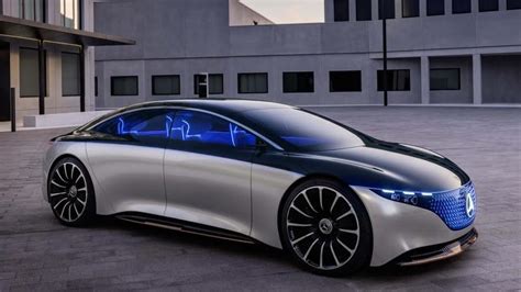 The Mercedes Benz Vision Eqs Sets Up An All Electric S Class And The Lighting Is Wild