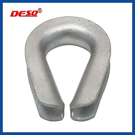 Carbon Steel Wire Rope Thimble G414 Heavy Duty Cable Thimble China