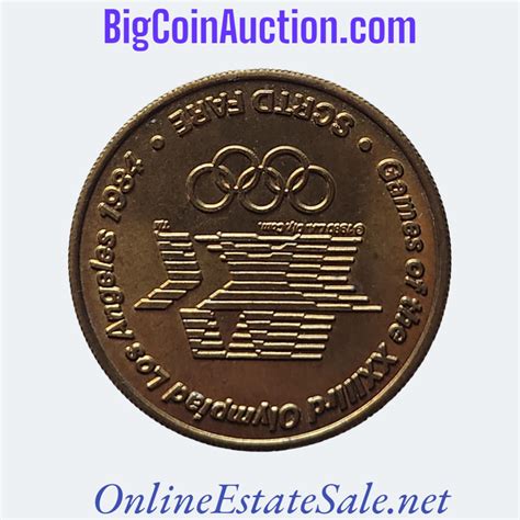 LOS ANGELES 1984 OLYMPIC MEDAL | EstateSales.org