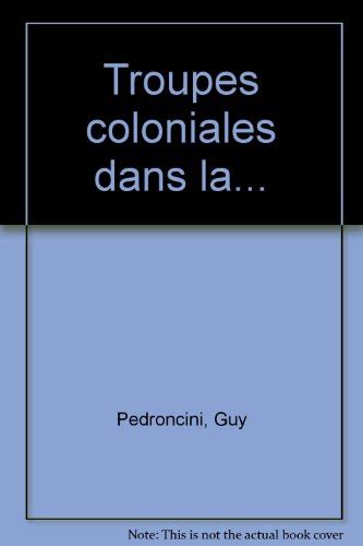 Les troupes coloniales dans la Grande Guerre感想レビュー 読書メーター