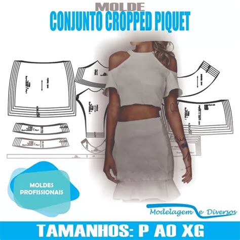 Molde Conjunto Piquet Modelagem Diversos P Ao Xg Email