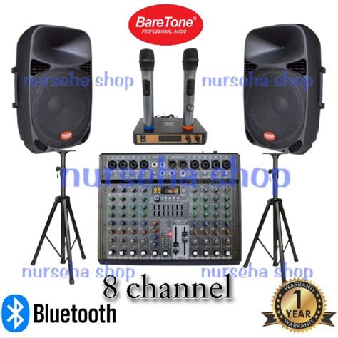 Jual Paket Sound System Baretone 15 Inch Speaker Aktif Max 15mb Full