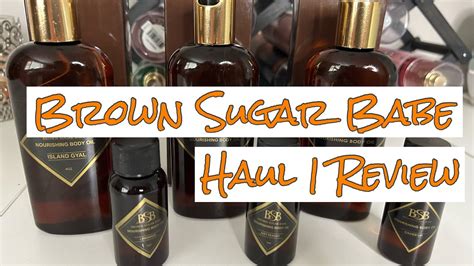 Brown Sugar Babe Body Oils Haul Review My Thoughts YouTube