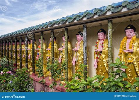 Buddha Statues in Kek Lok Si Temple, Penang, Malaysia Stock Photo ...