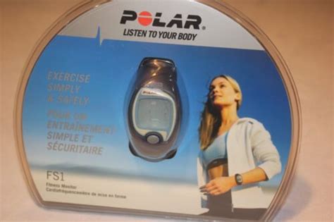 Polar Fs1 Fitness Monitor Watch W Heart Rate Tracker Water Res