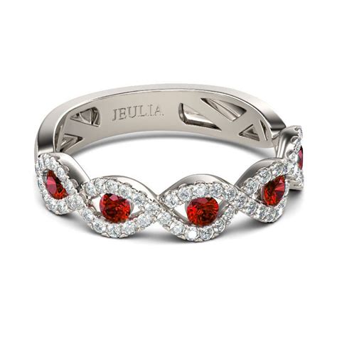 Jeulia Alliance Bague Femme Twist En Argent Sterling Jeulia Fr