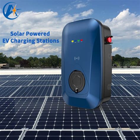 Manufacturer ODM Solar Powered EV Charging Stations for Electric Car ...