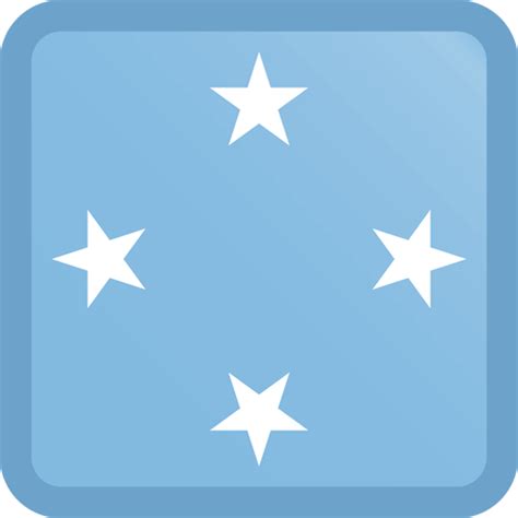 Micronesia flag emoji - Country flags