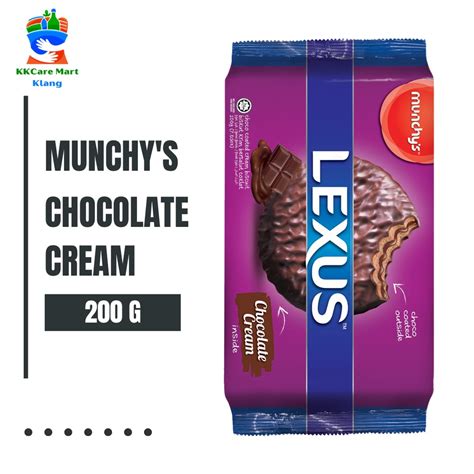 Munchys Lexus Chocolate Cream Sandwich Biscuit 200g Shopee Malaysia