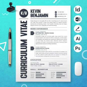 Black Professional Curriculum Vitae By ResumeInventor TPT