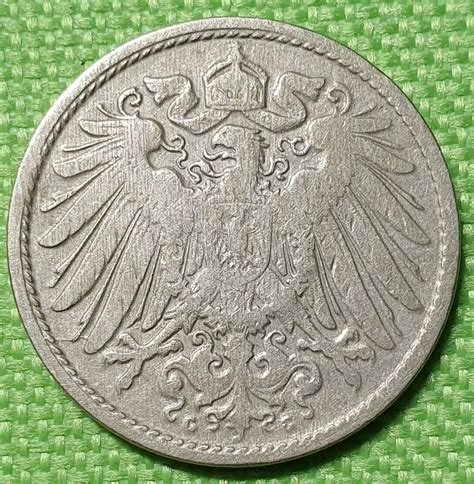 10 Pfennig Stück 1898 G Deutsches Reich großer Reichsadler Kaiserreich