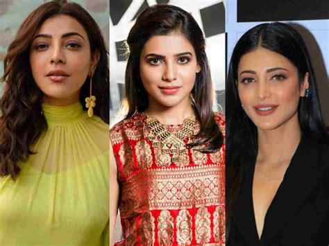 Kajal Aggarwal To Samantha Ruth Prabhu These Popular South Actress Are