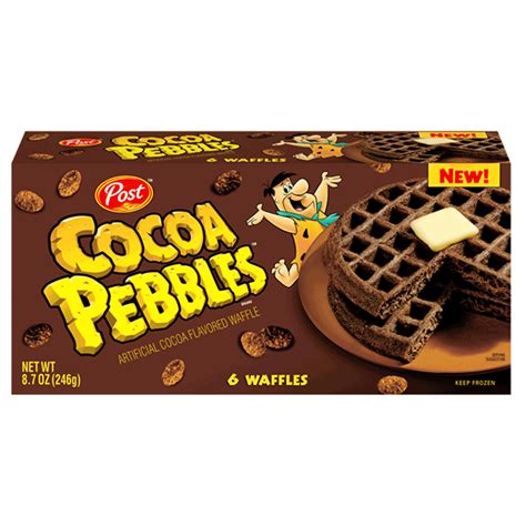 Cocoa PEBBLES™ Waffles - Post Consumer Brands