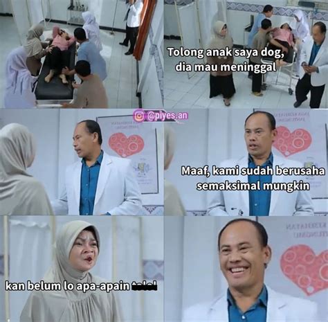 Meme Lucu Percakapan Pasien dan Dokter di Sinetron Indonesia