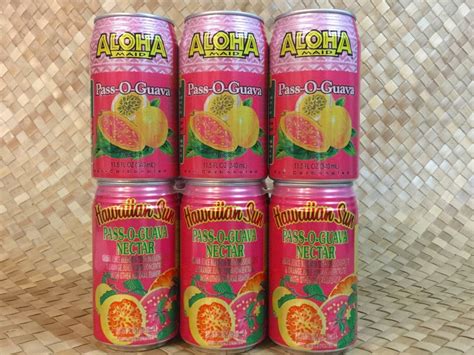 Aloha Maid And Hawaiian Sun Passion Orange Guava Pog Combination