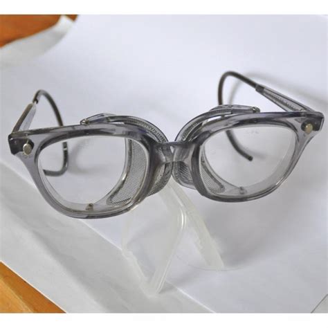 Vintage Steampunk Safety Glasses Eyeglasses With Mesh Sides