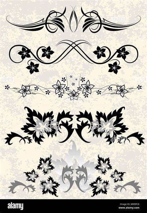 Gothic revival elements Stock Vector Images - Alamy