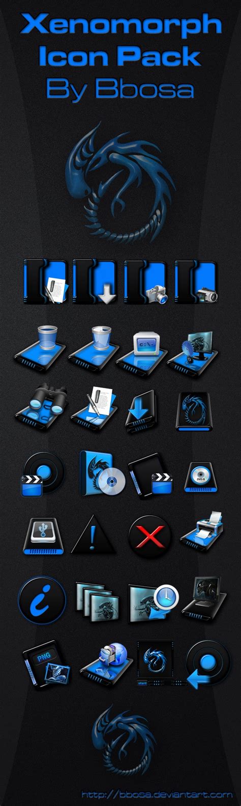 Xenomorph IconPack 7TSP SkinPack