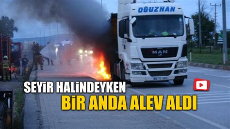 SEYİR HALİNDEYKEN BİR ANDA ALEV ALDI Karabük Net Haber