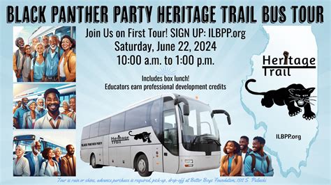 June 22: Black Panther Party Heritage Trail Bus Tour!