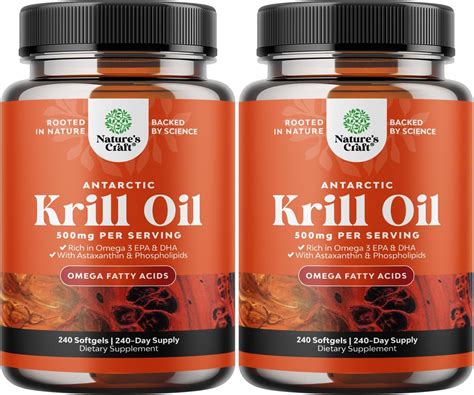 Amazon Antarctic Krill Oil Mg Softgels Omega Krill Oil