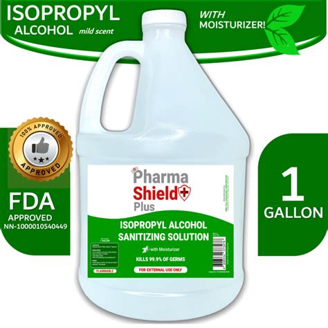 Isopropyl Alcohol Antiseptic Disinfectant With Moisturizer Gallon