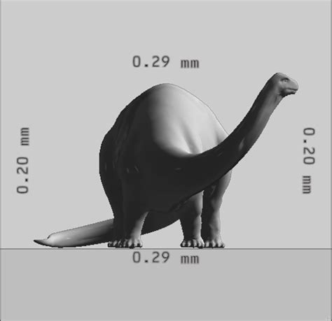 Apatosaurus Dinosaur 3d Model Ready To Print Stl Fbx Obj