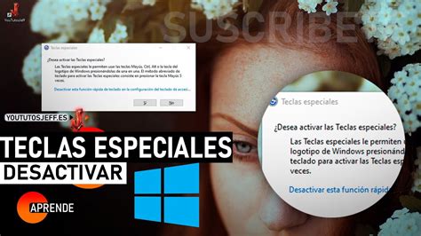 Desactivar Teclas Especiales En Windows 10 YouTube