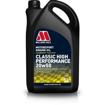 Millers Oils Classic Sport 20W50 Engine Oil - 5L | Halfords UK