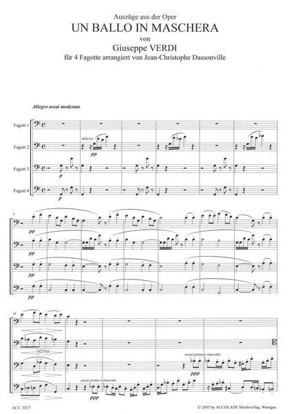 Giuseppe Verdi Sheet Music For Bassoon Buy Online