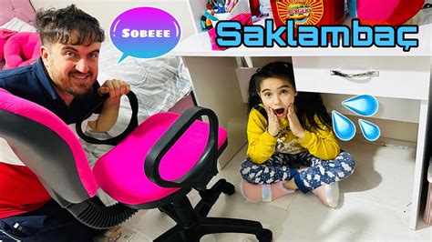 EVDE SAKLAMBAÇ OYNADIK Hide and seek CHALLENGE RukiyeCetinkaya