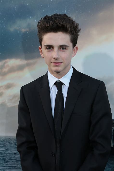 Photo De Timothée Chalamet Interstellar Photo Promotionnelle