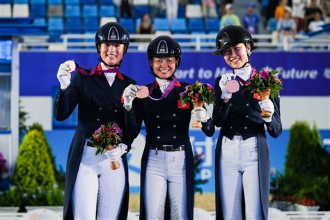 馬會馬術隊勇奪中國香港歷來首面亞運會盛裝舞步團體銅牌 創下馬術新里程