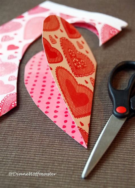 Easy Valentines Day Craft Idea 3d Paper Hearts Suburbia Unwrapped