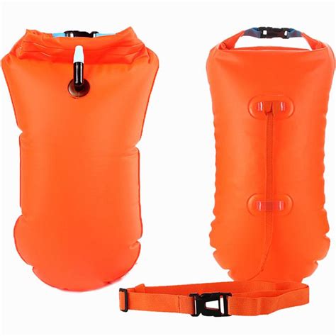 Buy Swim Buoy With Inflatable Dry Bag Safety Buoy Tow Float For Open