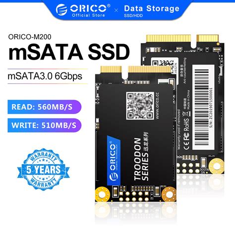 Orico M200 MSATA SSD Internal Solid State Hard Drive 128GB 256GB