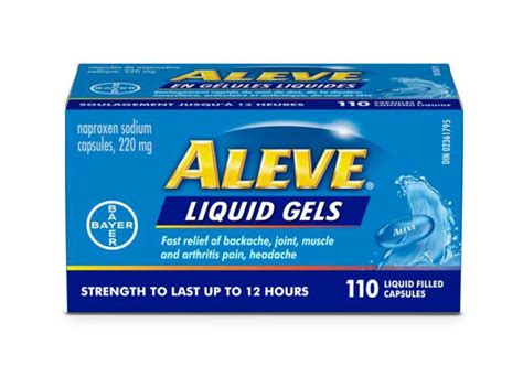 ALEVE® Liquid Gels Pain Reliever | ALEVE® Canada