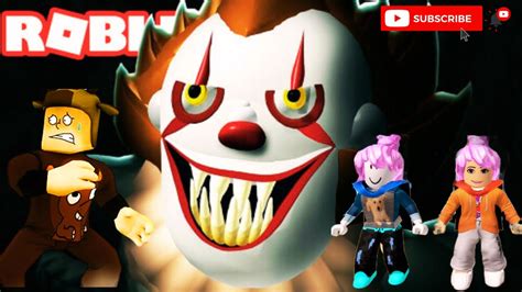 Escape Pennywise S Mansion Scary Obby Youtube