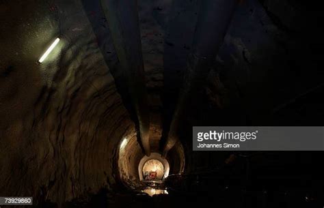 Gotthard Base Tunnel Excavation Moving Forward Stock Fotos Und Bilder