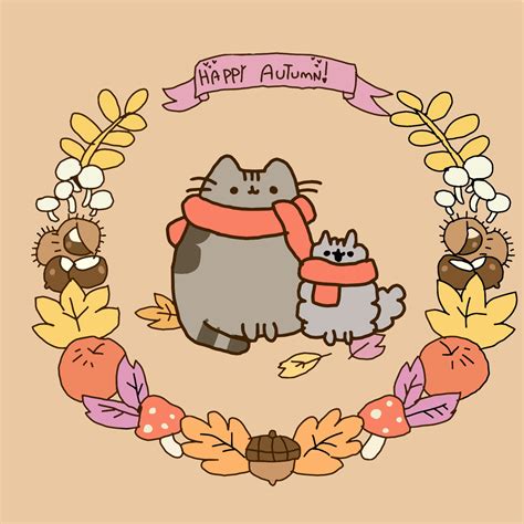 Pusheen Autumn By Winterkitty25 On Deviantart