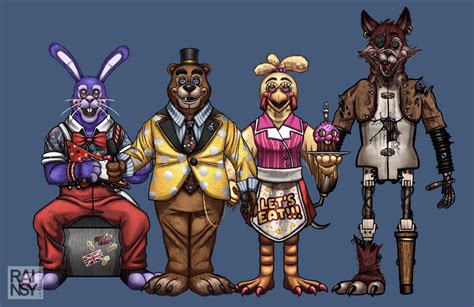 ‘freddy Fazbears Pizza Circa 1995 Fnaf Redesigns Promo Art Rfivenightsatfreddys