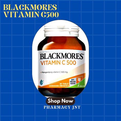 Jual BLACKMORES VITAMIN C 500 60 SUPLEMEN DAYA TAHAN TUBUH Shopee