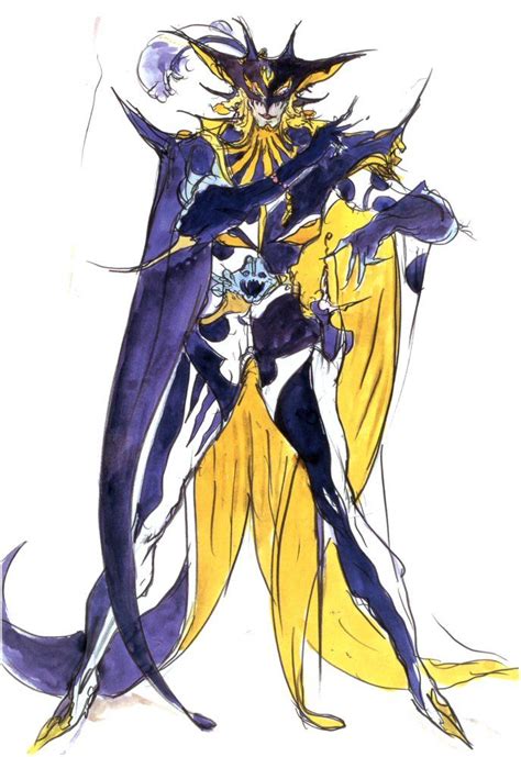 Final Fantasy V - Halicarnassus Concept Art - Yoshitaka Amano | Final fantasy art, Illustration ...