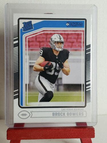 Donruss Brock Bowers Rated Rookie Las Vegas Raiders Football