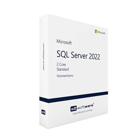 Microsoft Sql Server 2022 Standard 2 Core Used Software