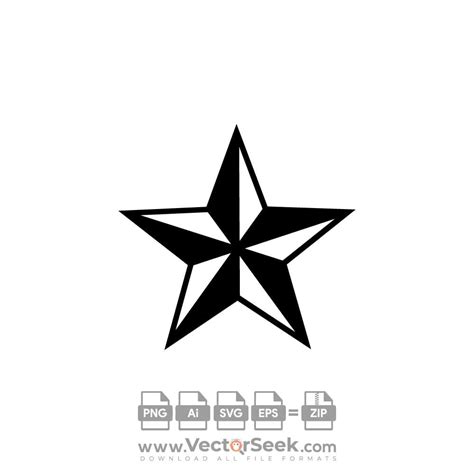 Nautical Star Logo Vector - (.Ai .PNG .SVG .EPS Free Download)