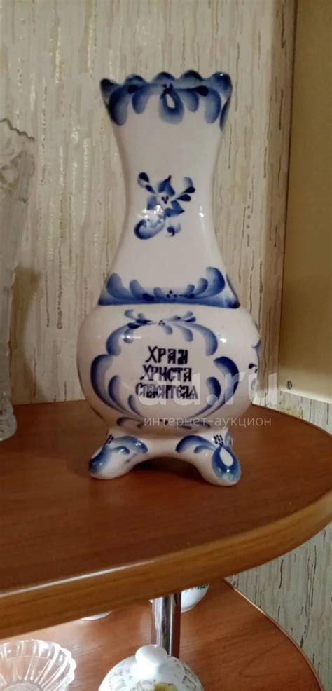 Ваза гжель — купить в Красноярске. Состояние: Б/у. Вазы на интернет ...