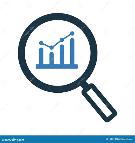 ícone De Pesquisa De Mercado Gráficos Vetoriais Ilustração Do Vetor