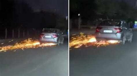 Speeding Car Hits Bike Drags It For 4 Km In Gurugram 2 Injured